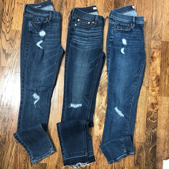 The loft limited skiing denim Jean pant lot 0 2